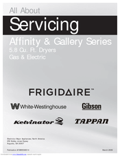 Frigidaire Affinity Series Servicing