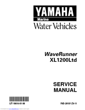 Yamaha WaveRunner XL1200Ltd Service Manual