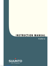 Suunto COBRA Instruction Manual