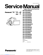 Panasonic NV-GS280E Owner's Manual