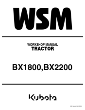 Kubota Z482-B Workshop Manual