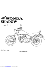 Honda Shadow TA200 Owner's Manual