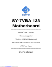 Soyo SY-7VBA 133 User Manual