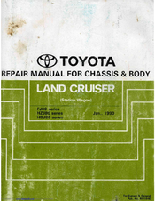 Toyota Land Cruiser HZJ80 Series Repair Manual
