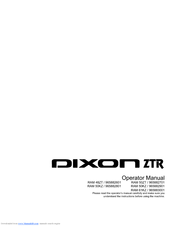 Dixon ZTR RAM 48ZT Operator's Manual