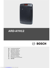 Bosch ARD-AYH12 Installation Manual