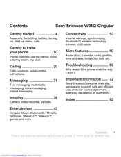 Sony Ericsson GSM 1900 User Manual