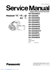 Panasonic NV-GS500GN Service Manual