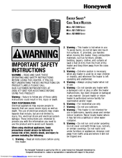 Honeywell Energy Smart HZ-7200 Series Important Safety Instructions Manual