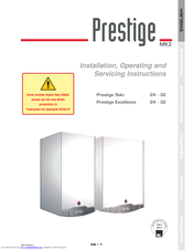 Prestige Excellence 24 Installation, Operating And Servicing Instructions