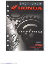 Honda 2009 VT750C2 Shadow Spirit Service Manual
