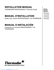Thermador PROFESSIONAL HPCB36NS Installation Manual