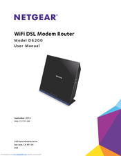 NETGEAR D6200 User Manual