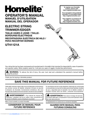 Homelite UT41121A Operator's Manual