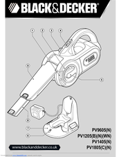 Black & Decker Dustbuster PV1405 Original Instructions Manual