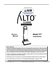 Alto ClarKE 577 Service Manual