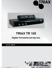 TRIAX TR 105 User Manual