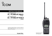 Icom IC-F3163 Series Instruction Manual