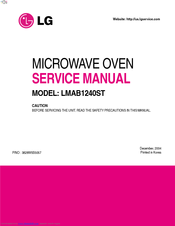 LG LMAB1240ST Service Manual