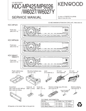Kenwood KDC-W6027Y Service Manual