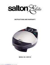 Salton Elite SW015E Instructions Manual