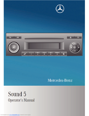 Mercedes-Benz Sound 5 Operator's Manual