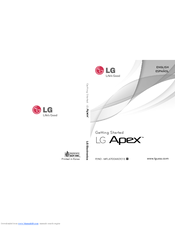LG Apex Getting Started Manual