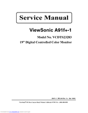 ViewSonic A91f+-1 Service Manual