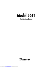 Directed Electronics Valet 561T Installation Manual