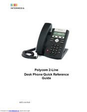 Polycom 2-Line Phone Quick Reference Manual