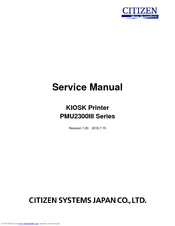 Citizen PMU2300III Service Manual