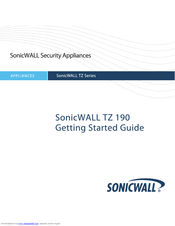 SonicWALL TZ 190 Getting Started Manual