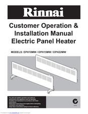Rinnai EPH10MW Operation & Installation Manual
