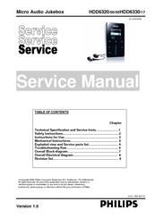 Philips HDD6330 GoGear Service Manual