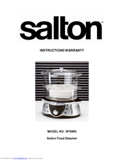 Salton SFS900 Instructions & Warranty