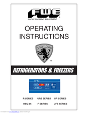 FWE F SERIES Operating Instructions Manual