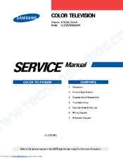 Samsung CL21Z50MQ3XXAP Service Manual