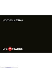 Motorola XT860 Manual