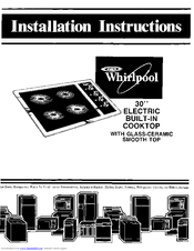 Whirlpool Build-in 30 inch Install Instructions Manual