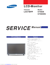 Samsung SyncMaster 570DXn Service Manual