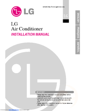 LG Multi Type Air Conditioner Installation Manual