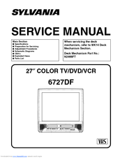 Sylvania 6727DF Service Manual