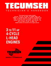 Tecumseh TVXL105 - 115 Technician's Handbook