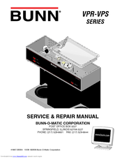 Bunn VPR-VPSSERIES Service & Repair Manual