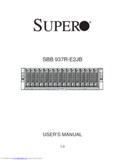 Supero SBB 937R-E2JB User Manual