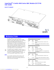 3Com SuperStack 3 Switch 4900 Series User Manual