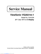 ViewSonic VG2021m-1 Service Manual