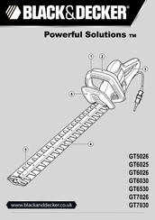 Black & Decker Powerful Solutions GT7030 User Manual