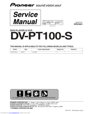 Pioneer DV-PT100-S Service Manual