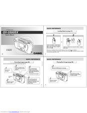 Casio QV-5500SX Owner's Manual